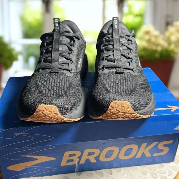 Brooks Revel 7 Supportive Running Shoes Men’s Size 11.5 EU 45.5 Black/Gum Sole N - Picture 10 of 14